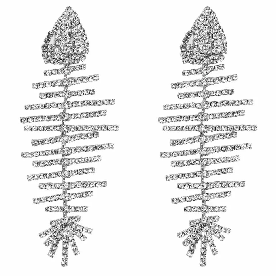 Fish Scale Statement Earrings