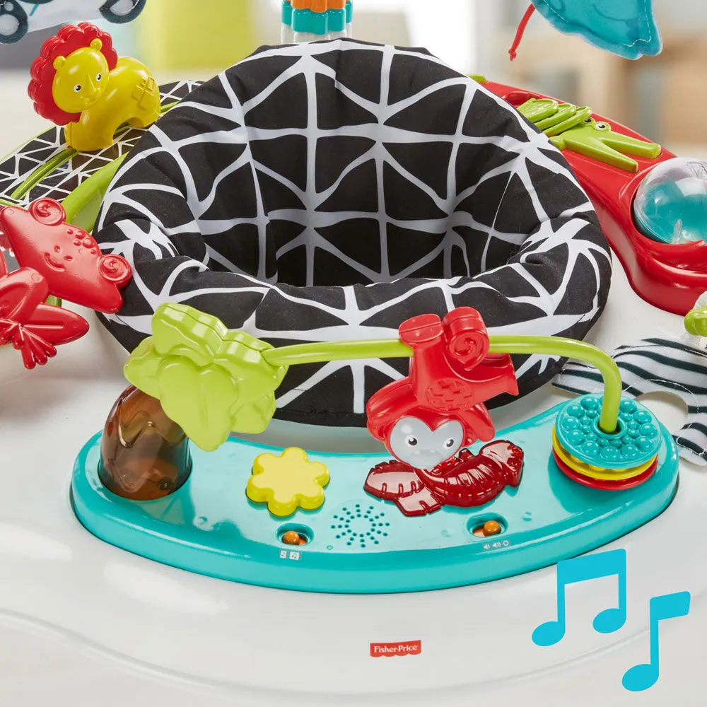 Fisher-Price Animal Wonders Jumperoo! Box has slight damage, contents are perfect! Adjustable height, for use up to 25 lbs! Retails $170 W/Tax!