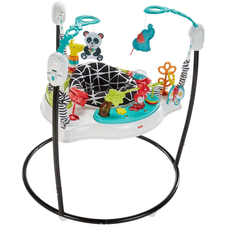 Fisher-Price Animal Wonders Jumperoo! Box has slight damage, contents are perfect! Adjustable height, for use up to 25 lbs! Retails $170 W/Tax!