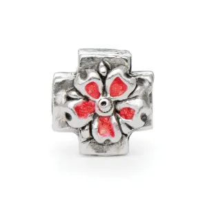 Flower Cross, Silver