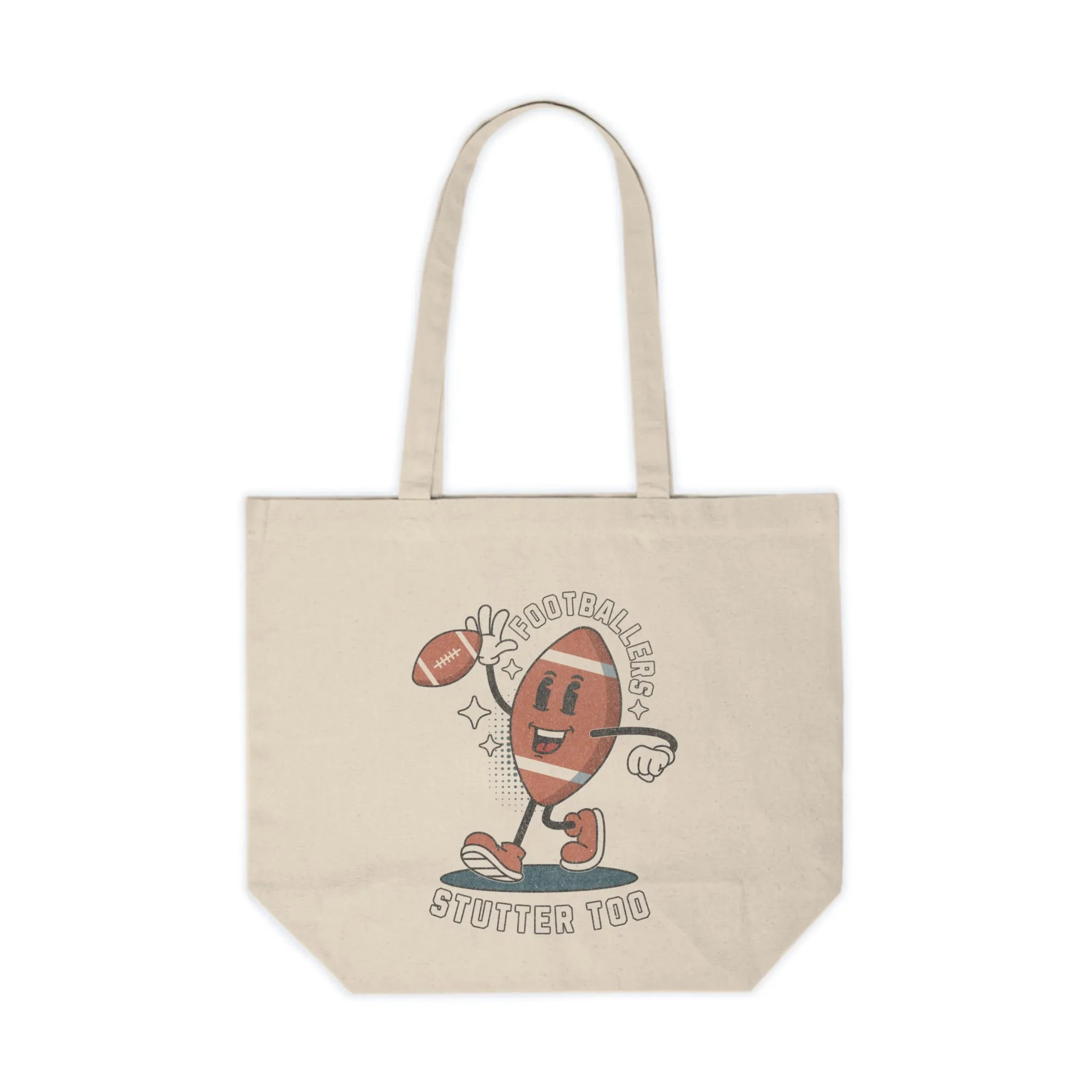 Footballers Stutter Too Canvas Tote