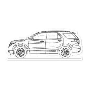 Ford Explorer Outline Sticker