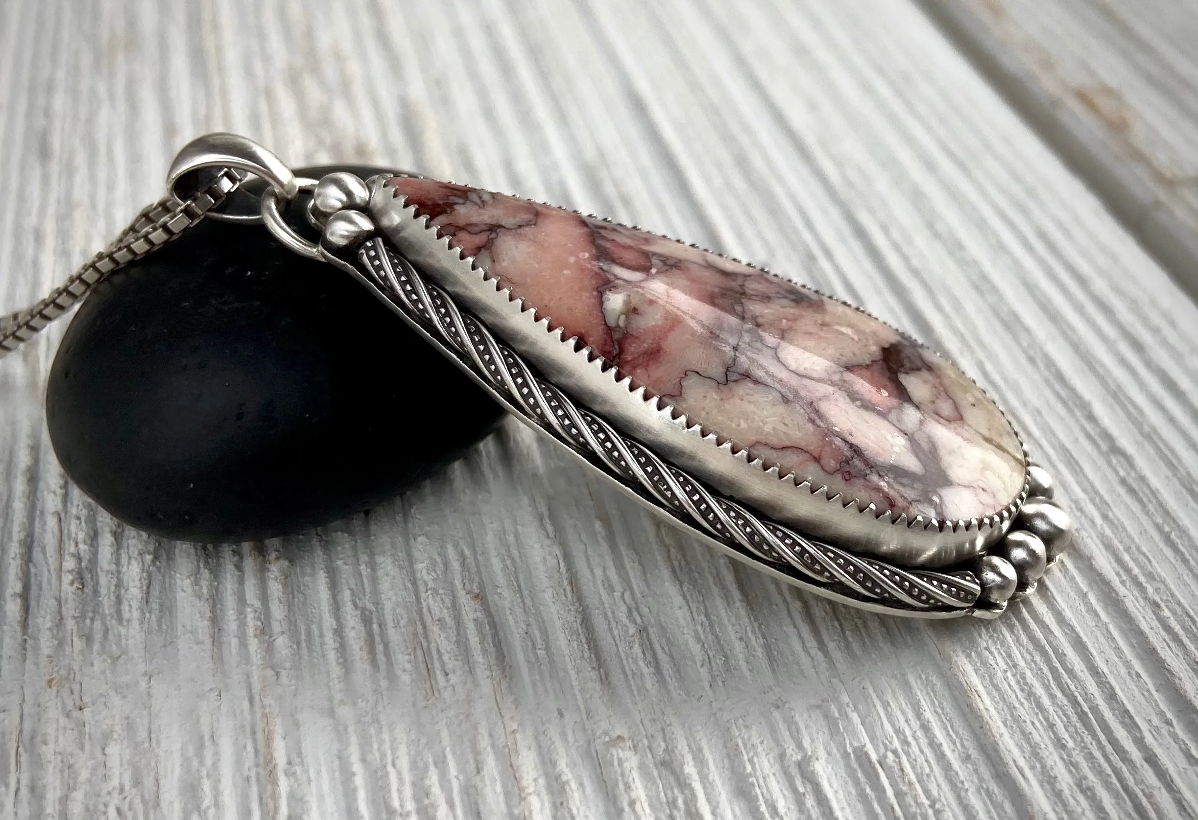 Four Corners Jasper Pendant