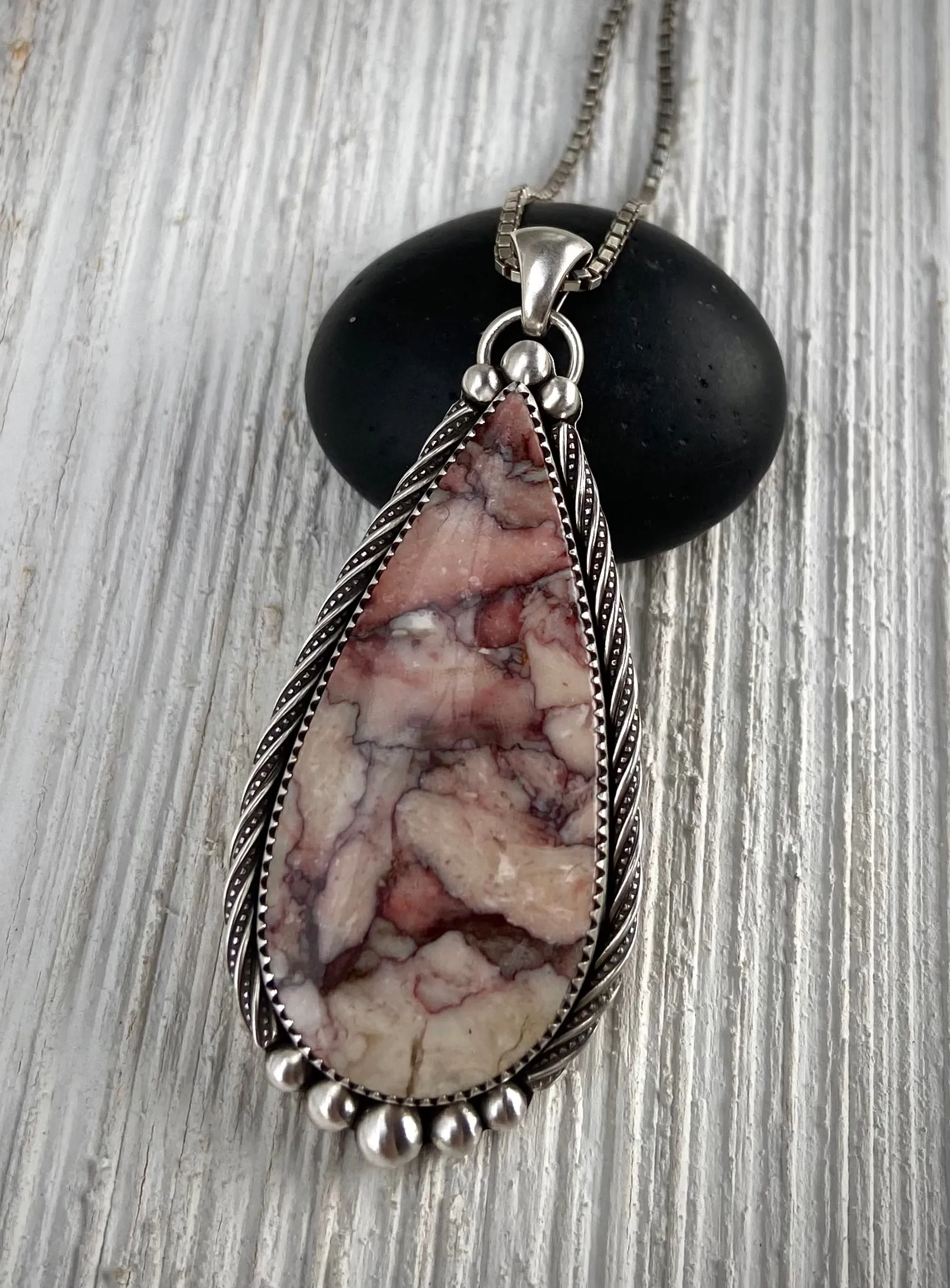 Four Corners Jasper Pendant