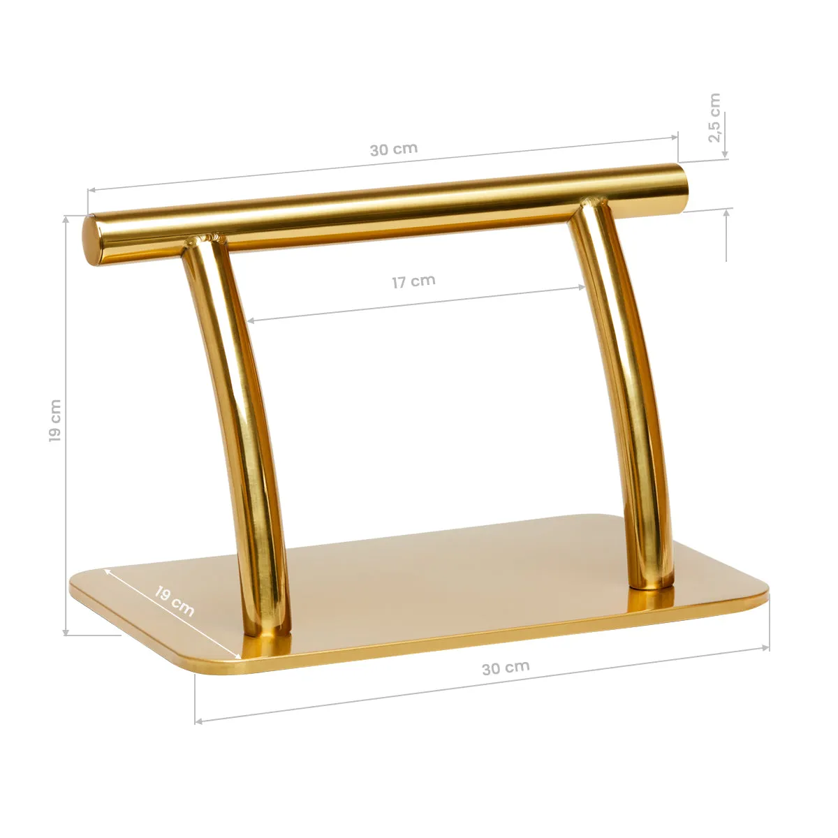 Gabbiano Hairdressing Footstool L005S Gold