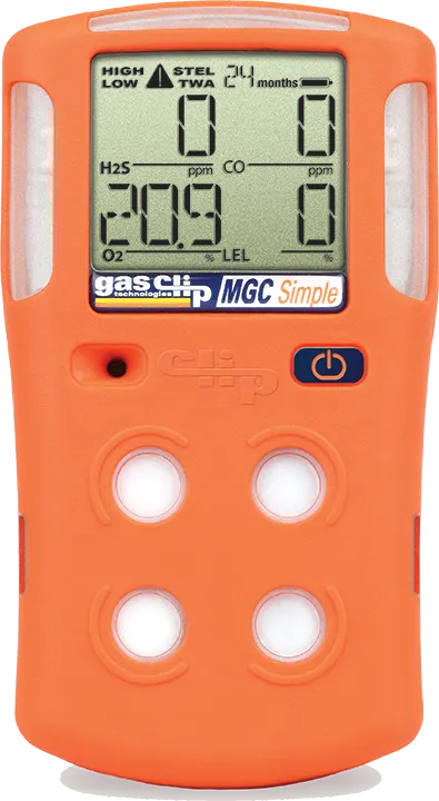 Gas Clip Technologies Multi Gas Clip Simple, CO, H2S, LEL, O2