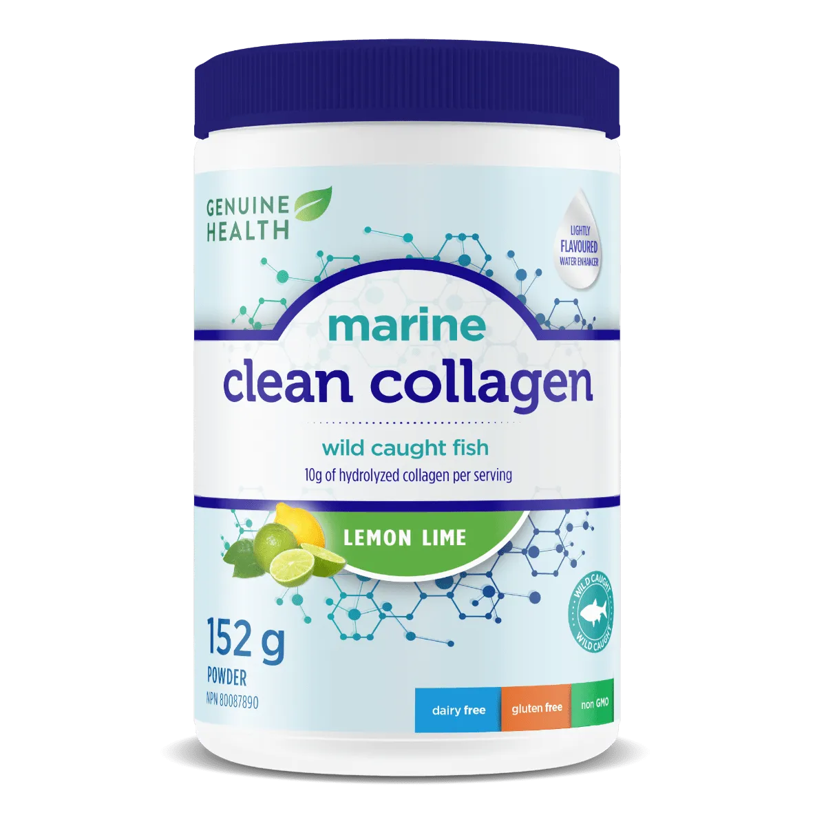 Genuine Health Marine Clean Collagen Powder - Lemon Lime