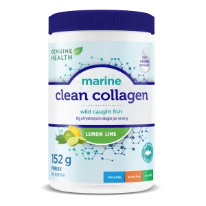 Genuine Health Marine Clean Collagen Powder - Lemon Lime
