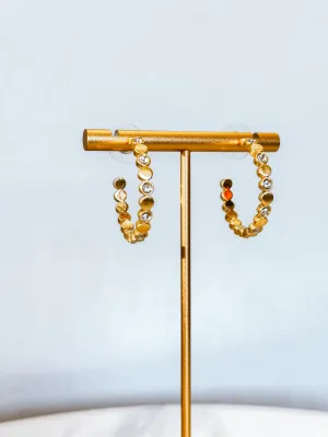 Gianna Gold Medium Earrings