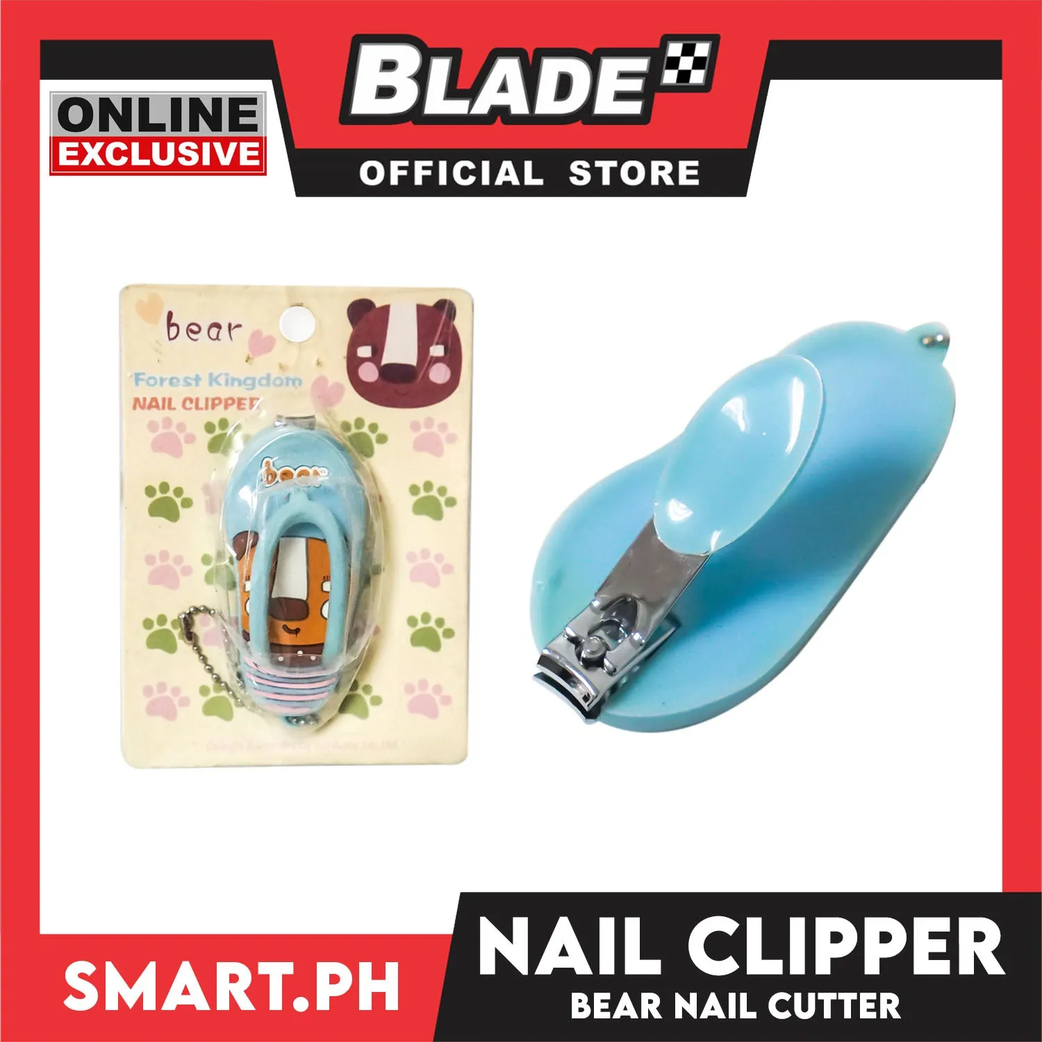 Gifts Nail Cutter Slipper Bear Design HC-11857 (Assorted Designs and Colors)