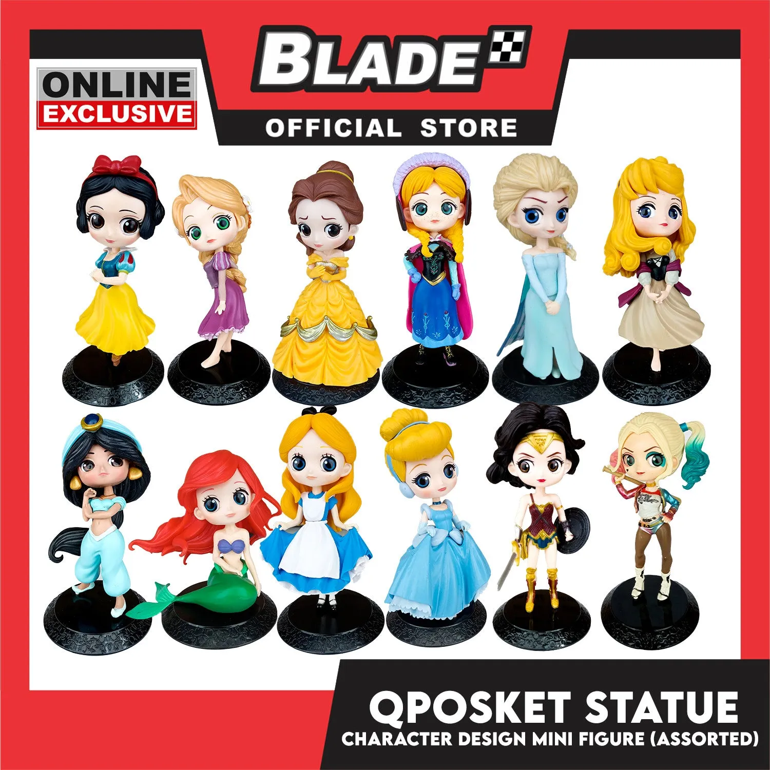 Gifts Q-Posket Character Collectibles (Assorted Designs and Colors)