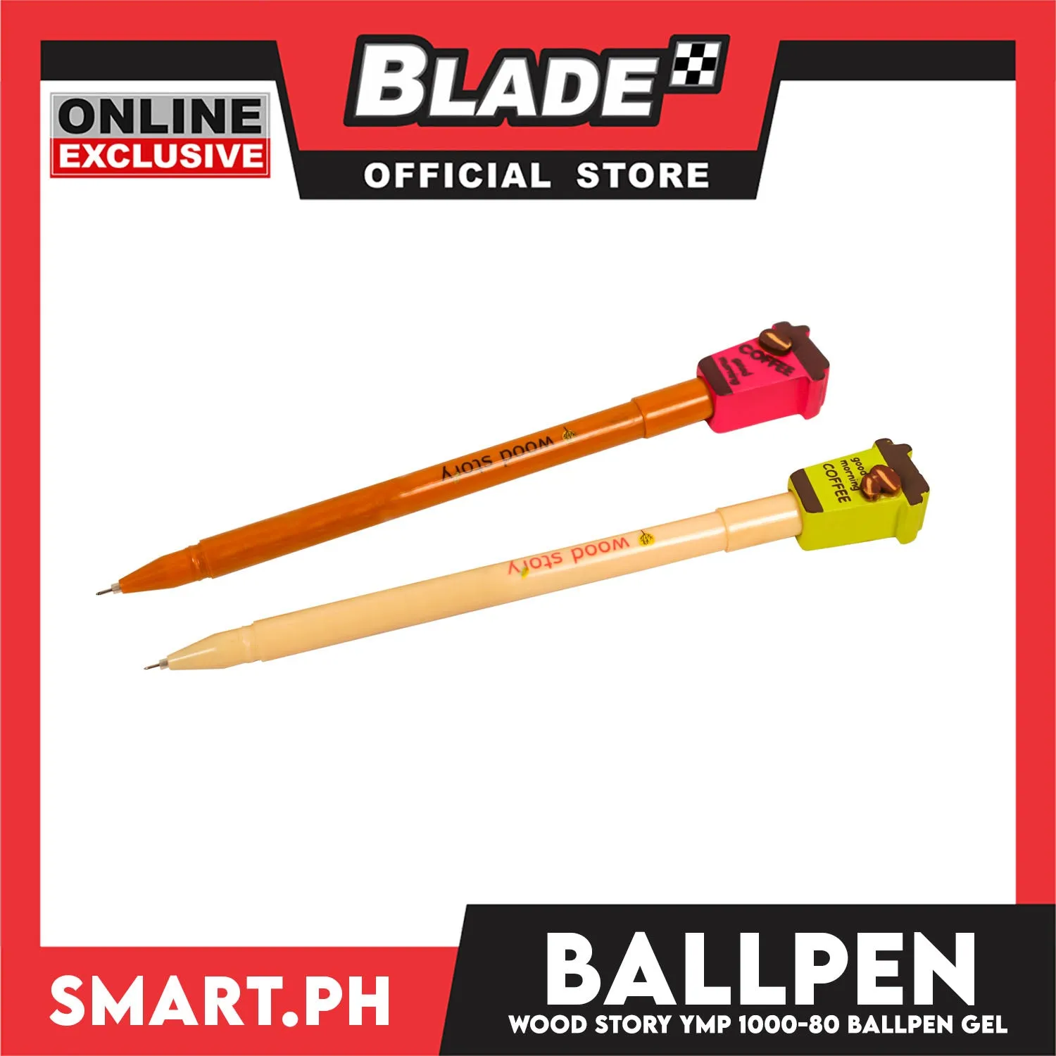 Gifts Wood Story Ballpen Gel YMP 1000-80 (Assorted Design)
