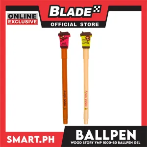 Gifts Wood Story Ballpen Gel YMP 1000-80 (Assorted Design)