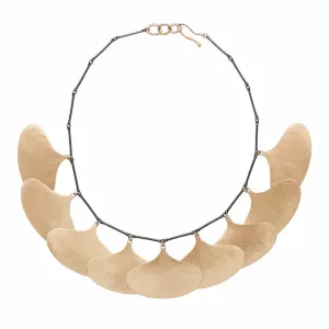 GINKGO BRONZE NECKLACE