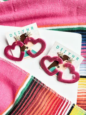Glitter Pink Hearts