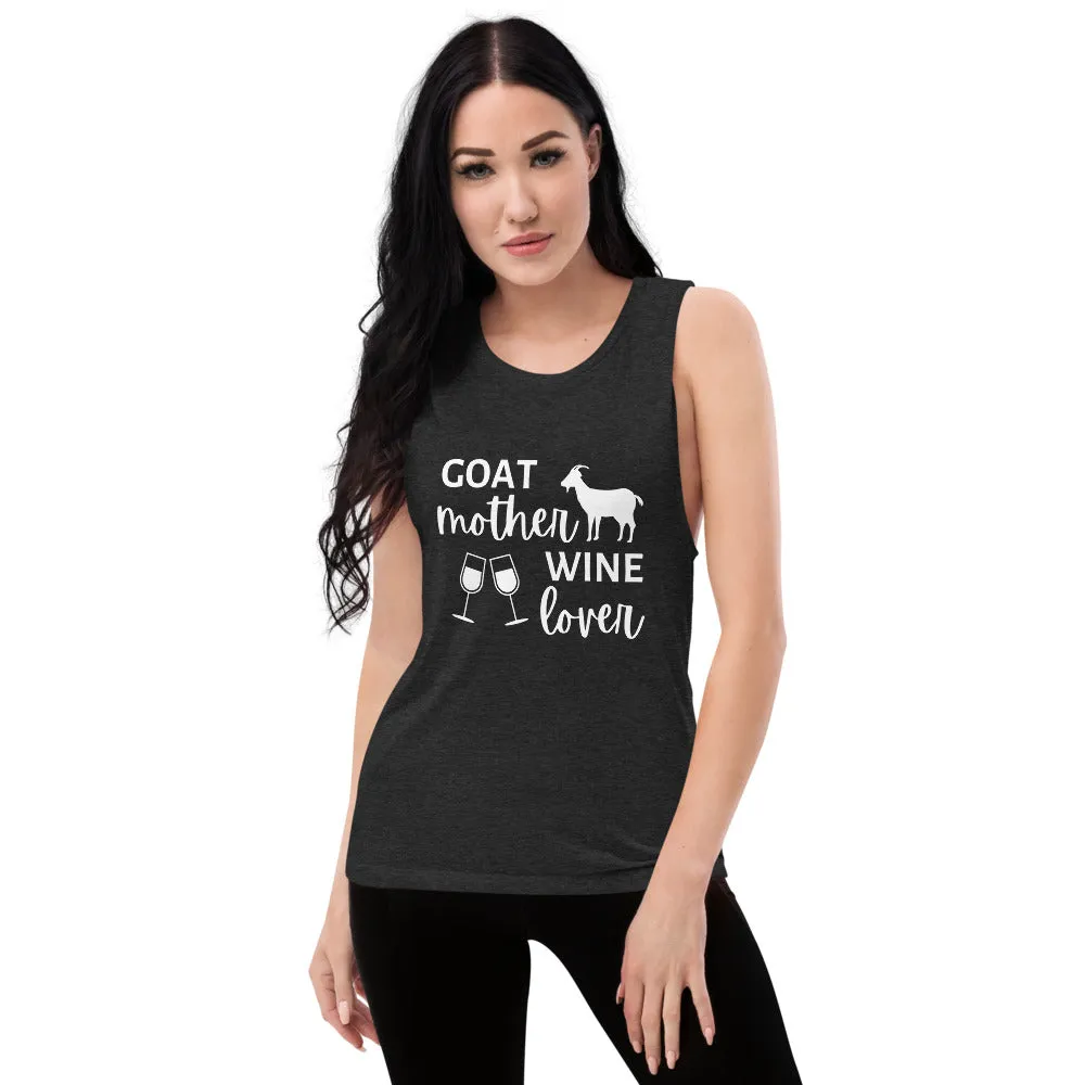 Goat Mother Wine Lover Ladies’ Tank