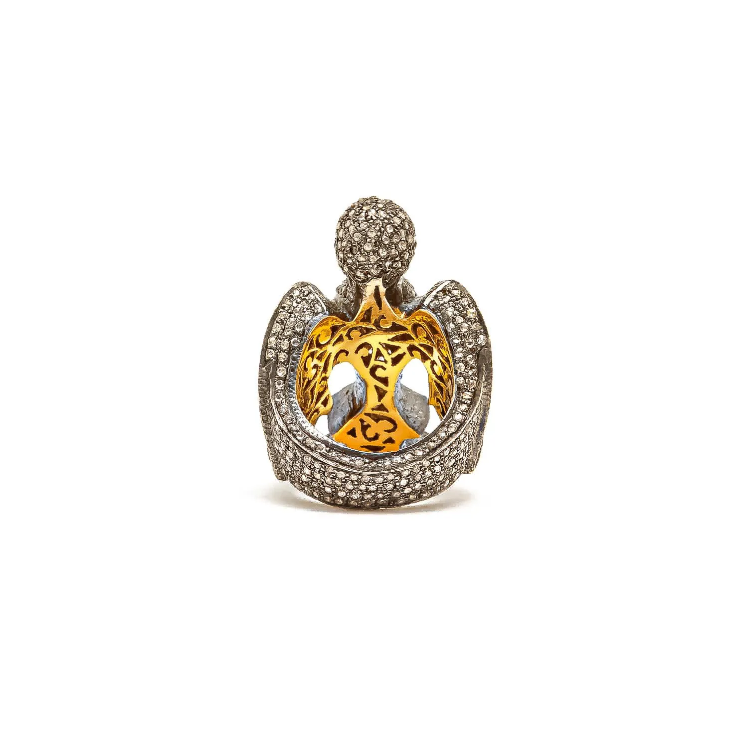 Goddess Laxmi Statement Ring