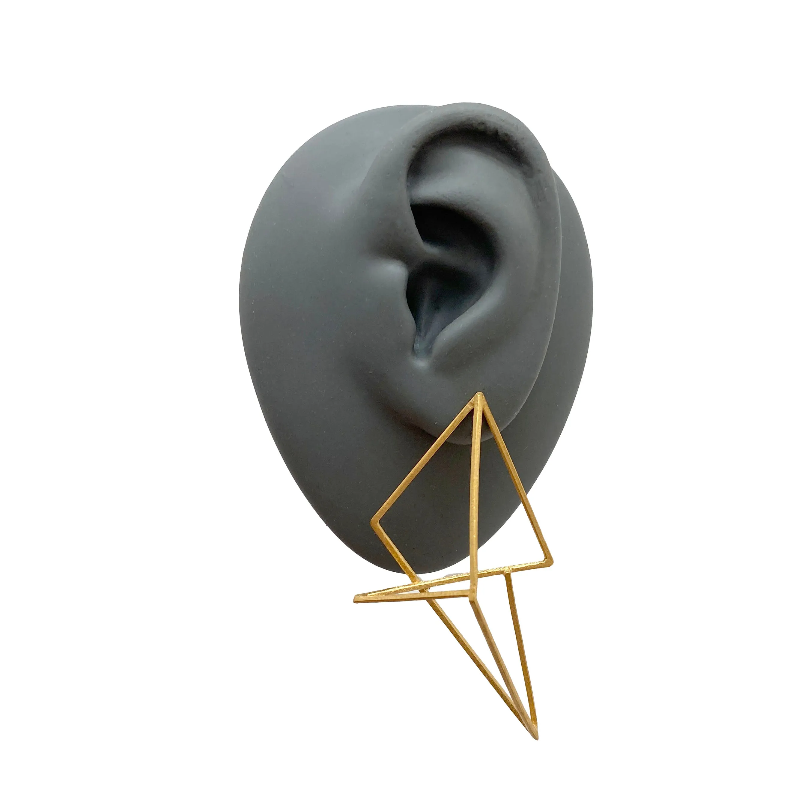 Gold Geometric Statement Earrings