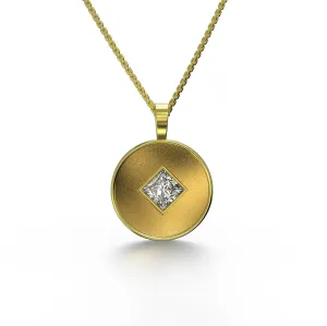 Gold Havana Coin Princess- 0.80ct.