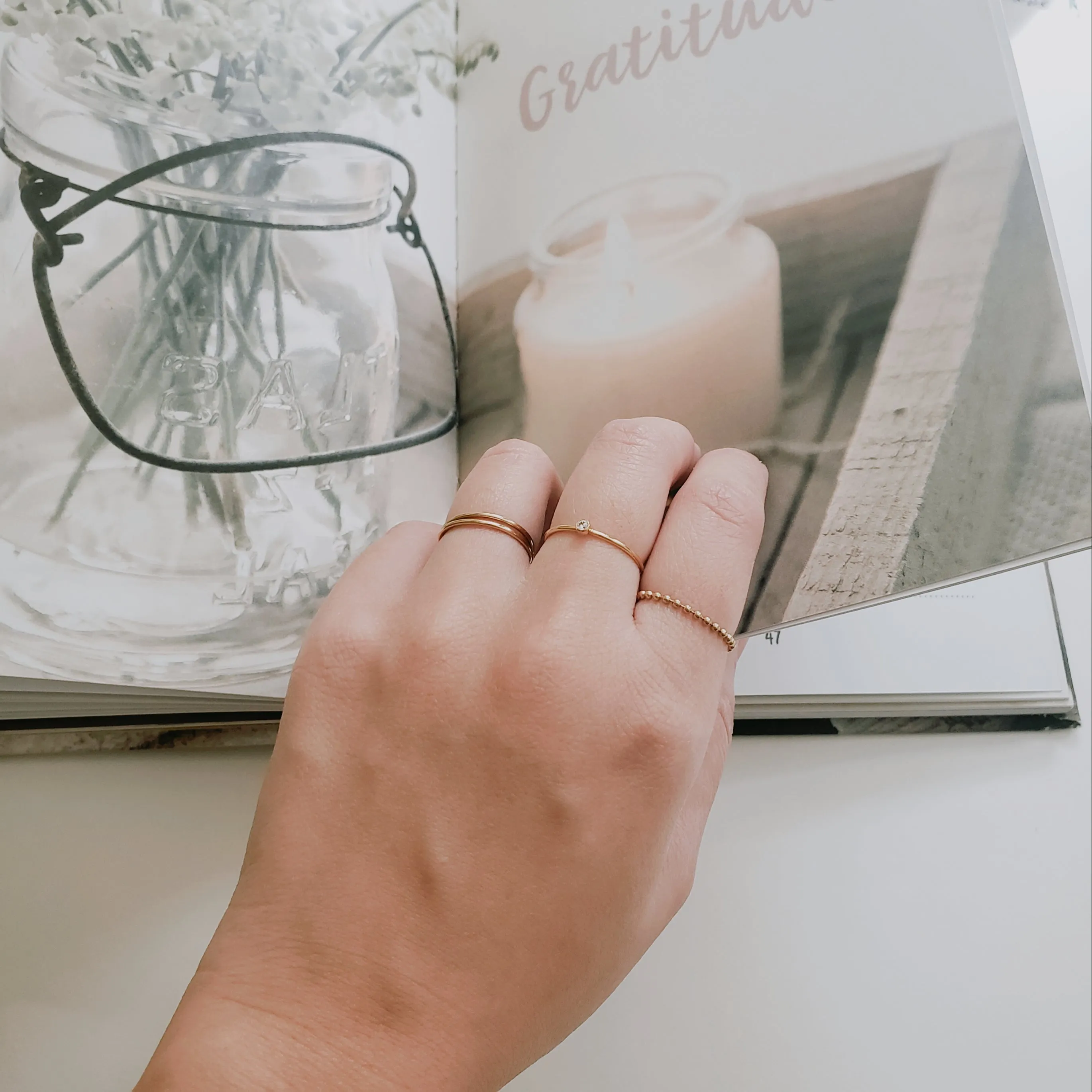 Gold Stackable Ring