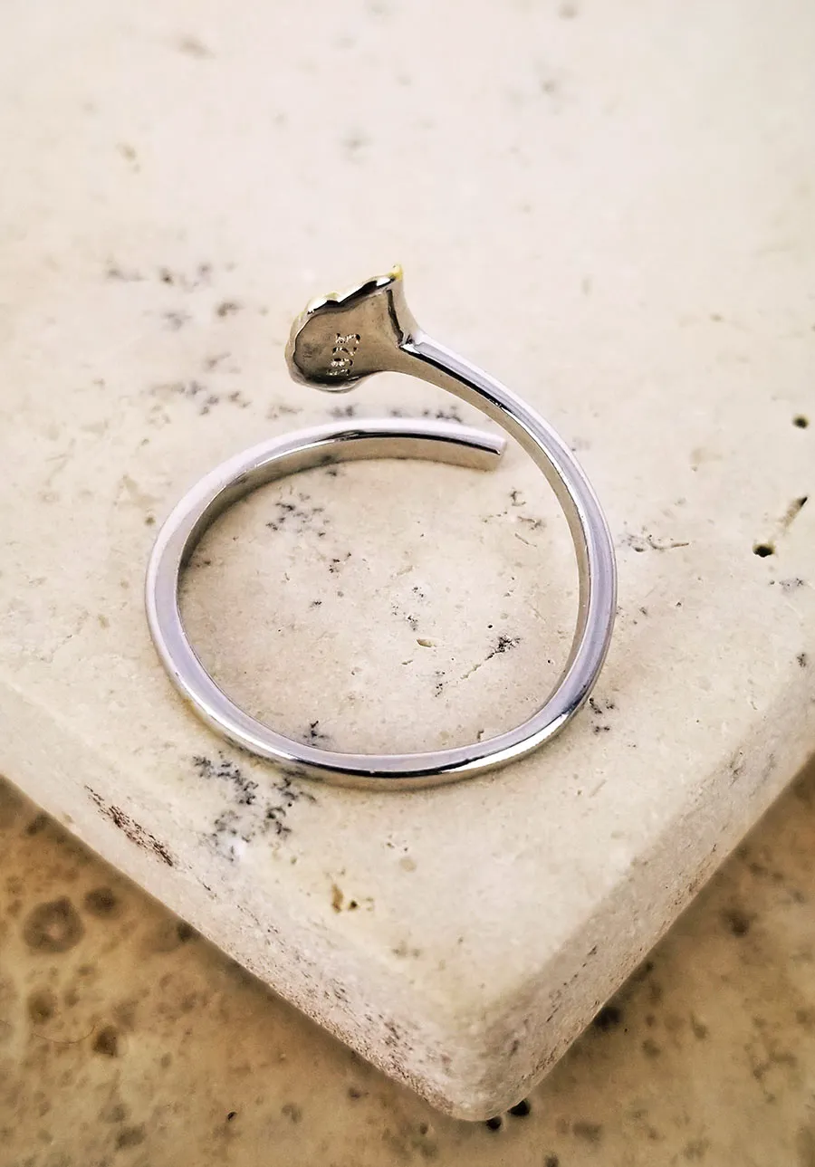 Golden Ginkgo Ring
