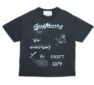 Good Morning Cops Vintage Wash Tee