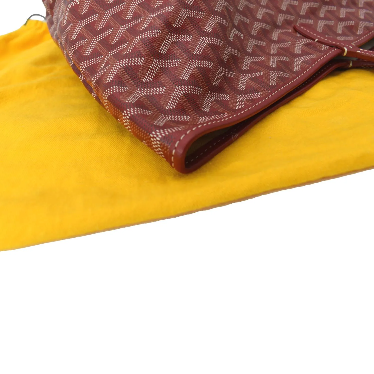 GOYARD Saint Louis GM Canvas Tote Shoulder Bag Red