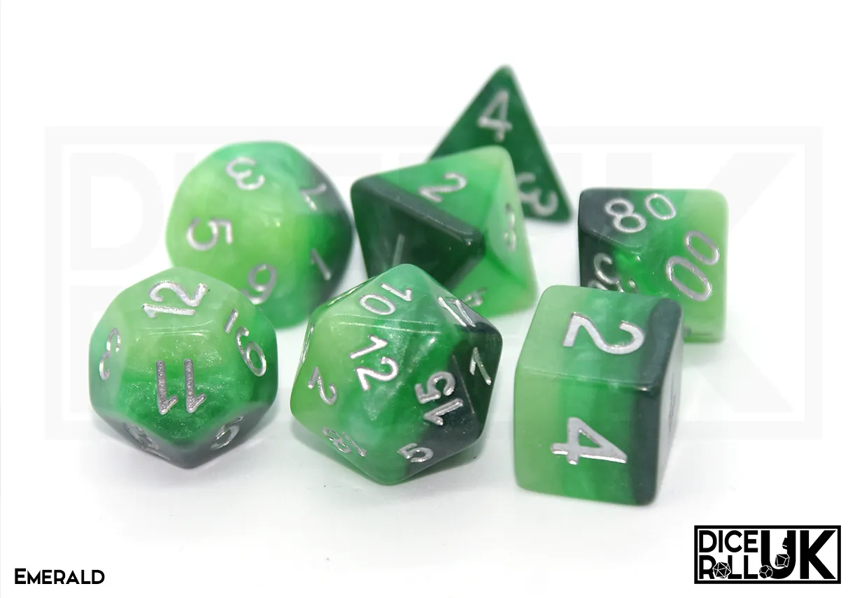 Gradient Dice - Emerald