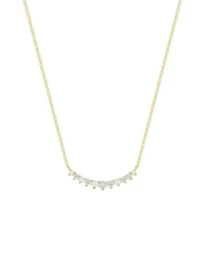Graduated Chasing Diamonds Necklace 14K