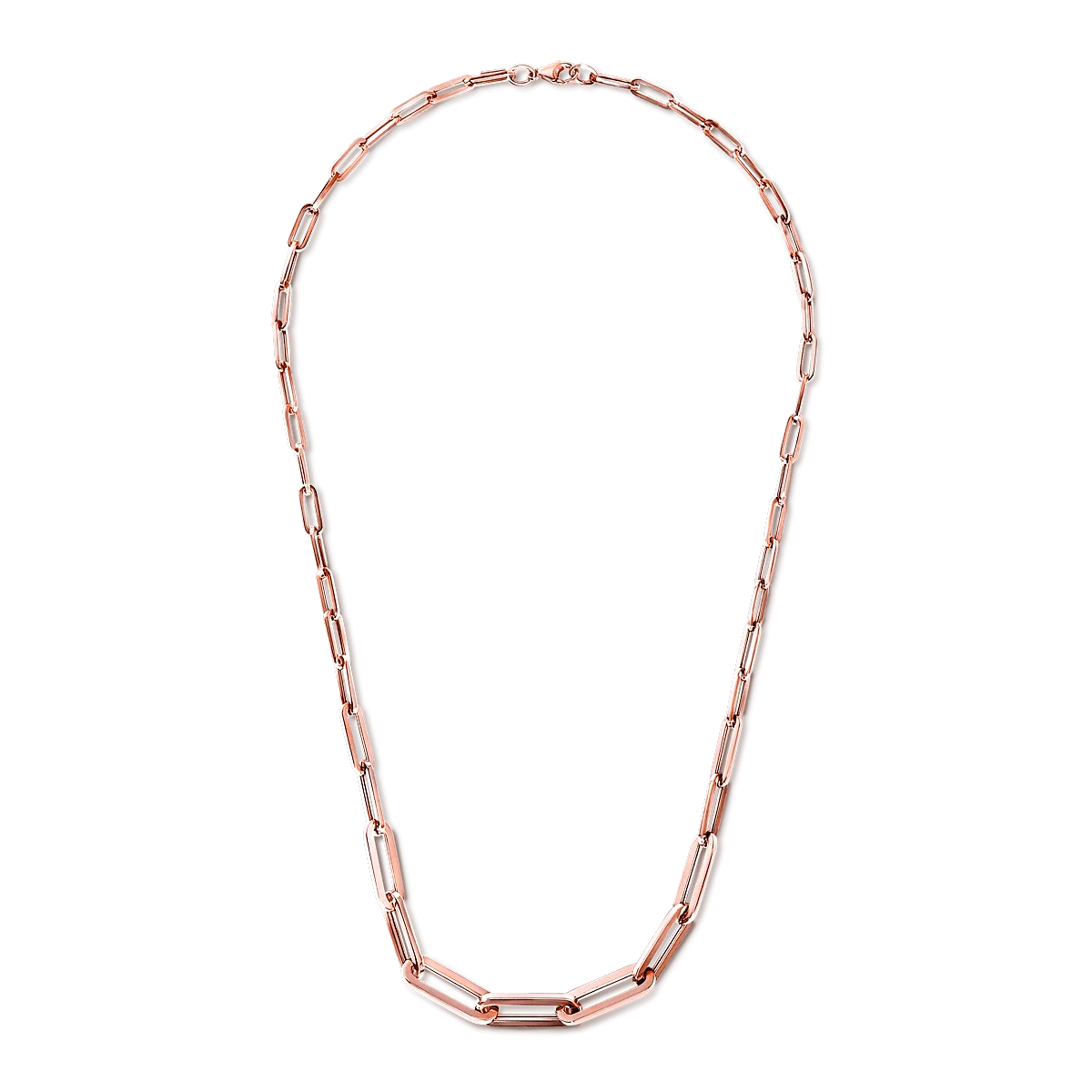 Graduating Gold Paperclip Chain