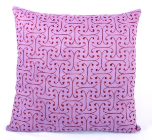 Graphic Mini Scroll Design Pillow - Sabira Collection