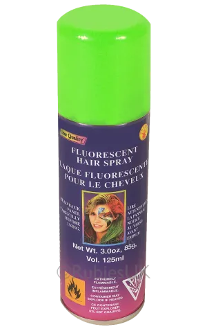 Green Fluorescent Hair Spray