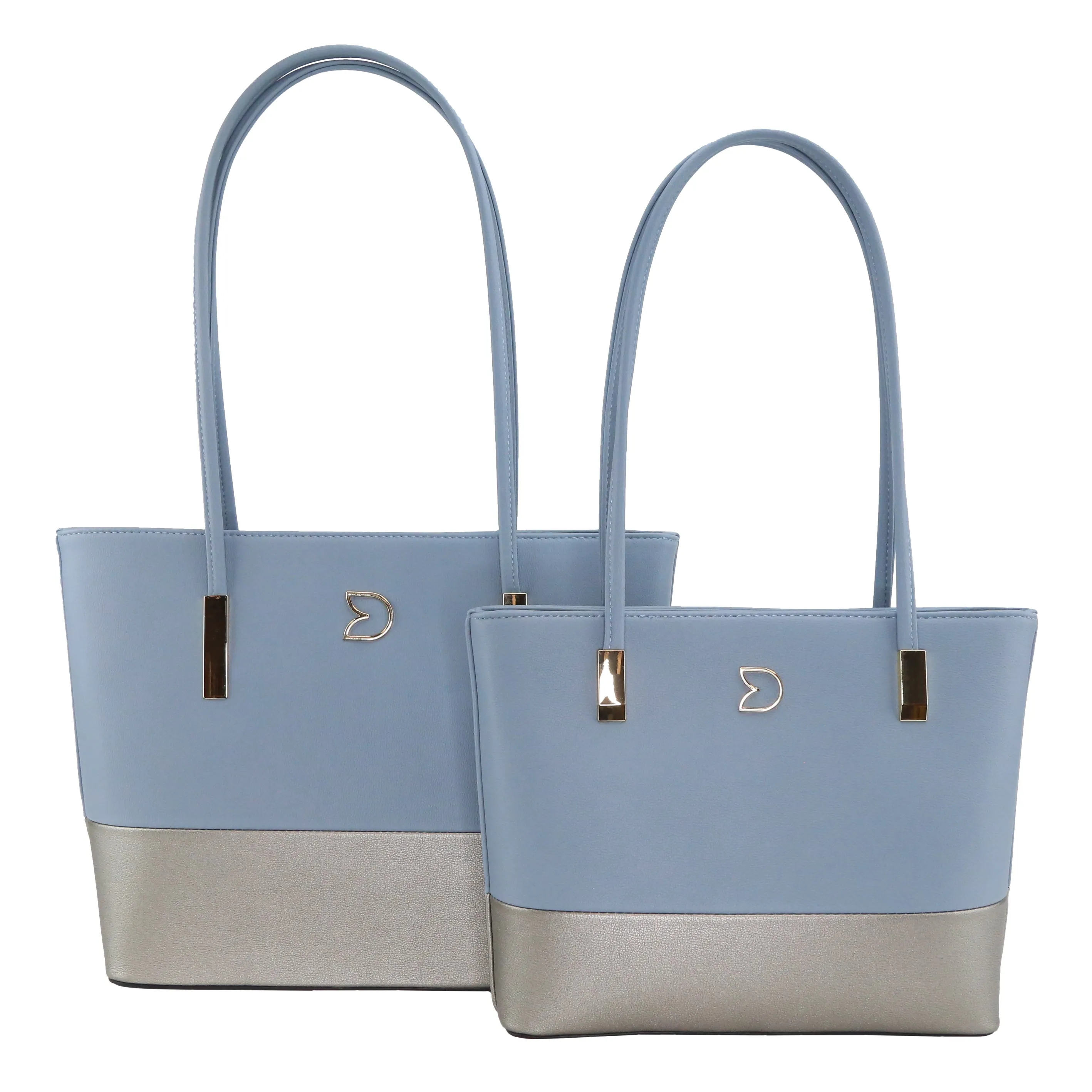 GS-037 - Two Toned 2 Bags Set - 7 Colors
