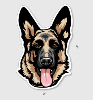 GSD - German Shepherd - Sticker