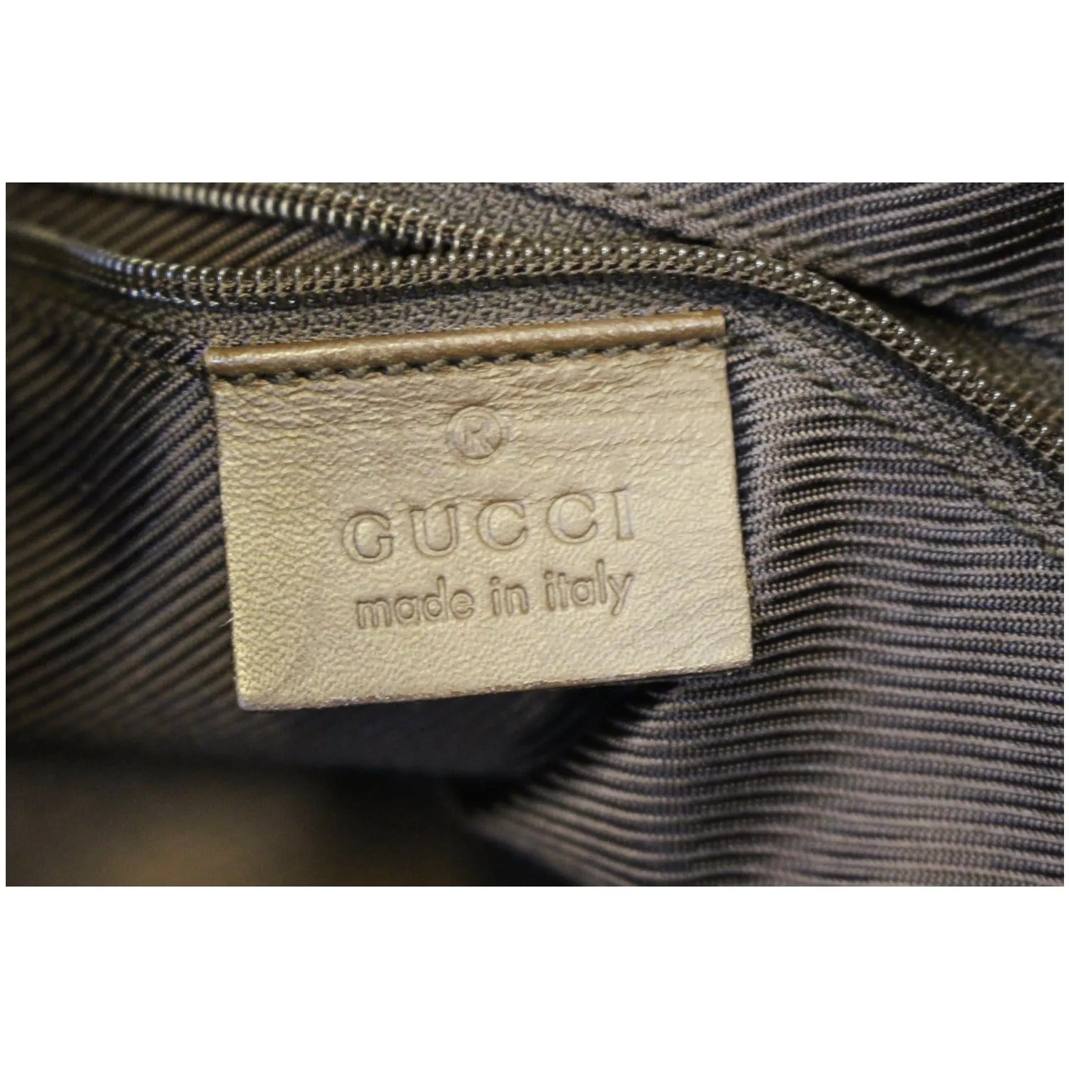 GUCCI GG Supreme Canvas Tote Bag Brown