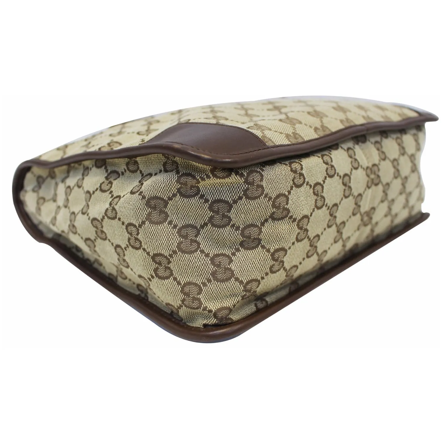 GUCCI GG Supreme Canvas Tote Bag Brown