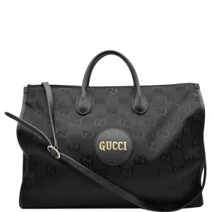 GUCCI Off The Grid GG Nylon Tote Bag Black 630353