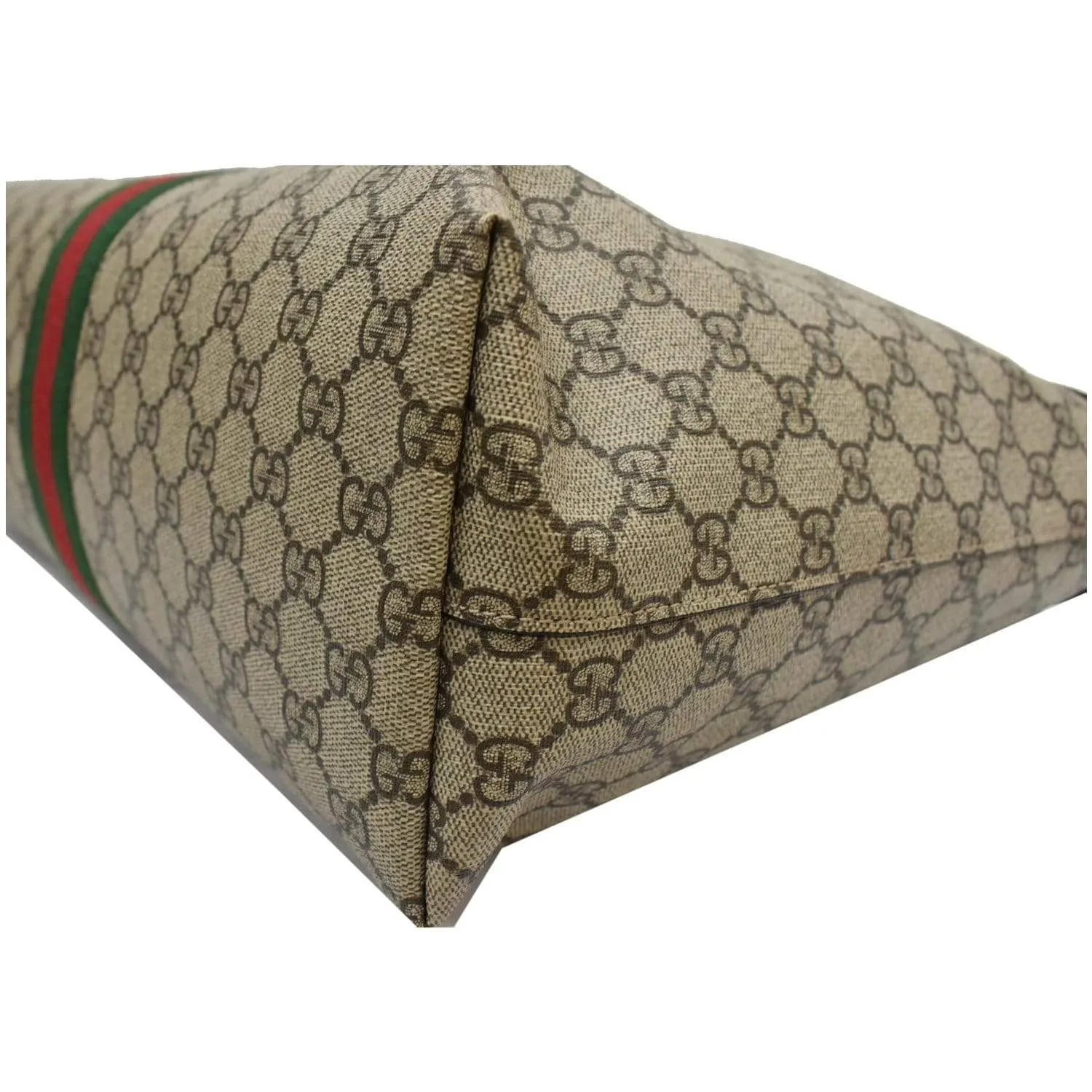 GUCCI Ophidia Medium GG Supreme Canvas Tote Bag Beige 631685