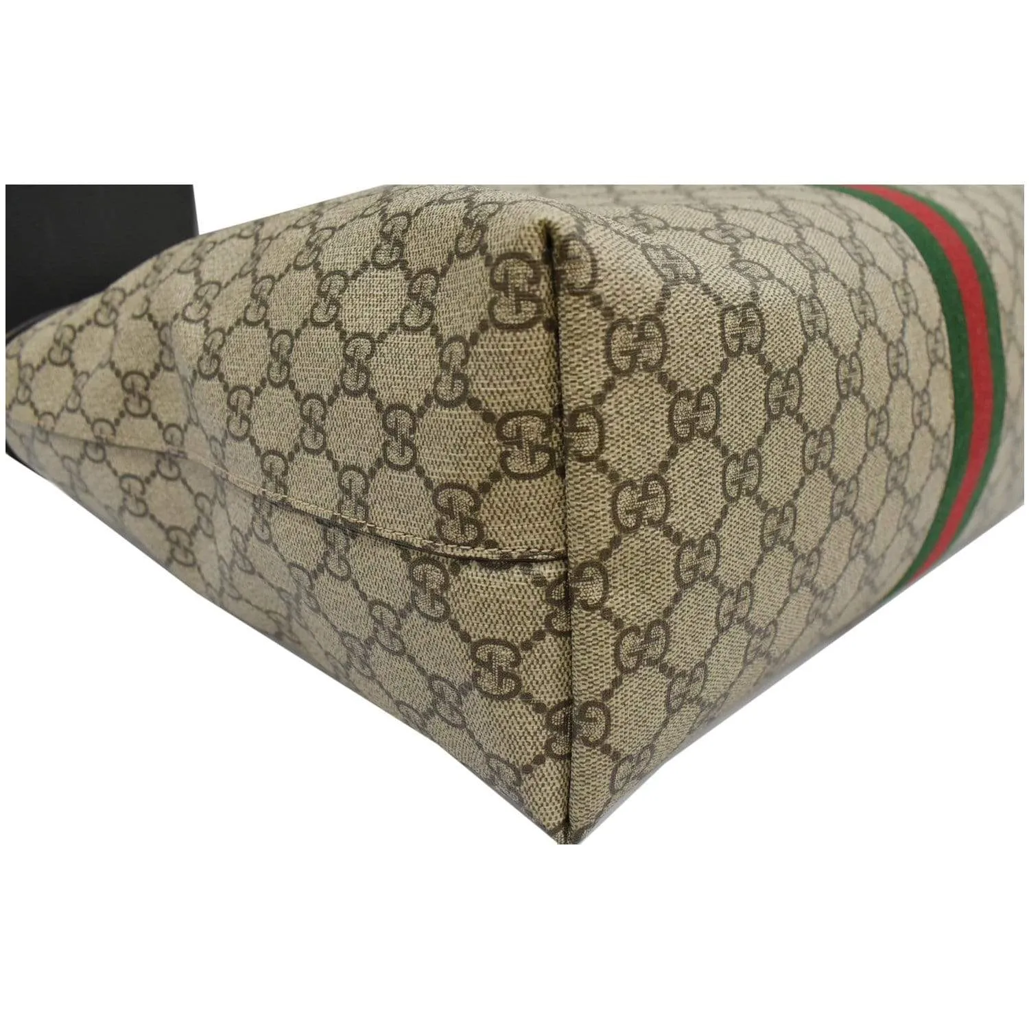 GUCCI Ophidia Medium GG Supreme Canvas Tote Bag Beige 631685