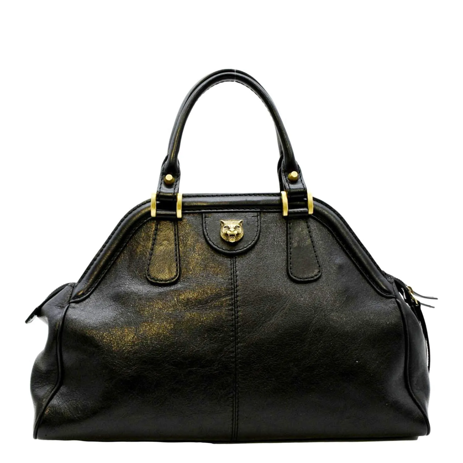 GUCCI Re(Belle) Calfskin Leather Tote Bag Black  516459