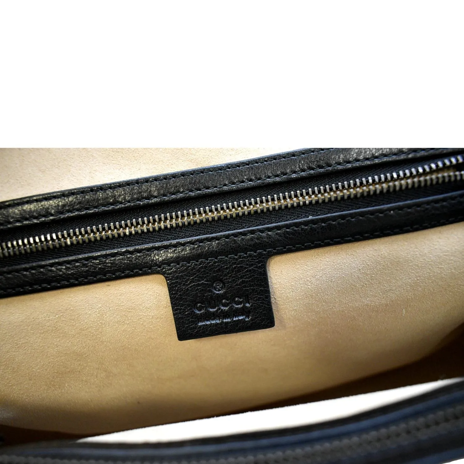 GUCCI Re(Belle) Calfskin Leather Tote Bag Black  516459