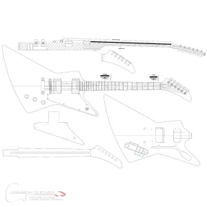 Guitar Plans - Explorer-Type