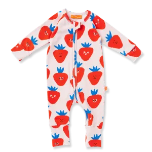 Halcyon Nights - Berry Cosy Long Sleeve Romper