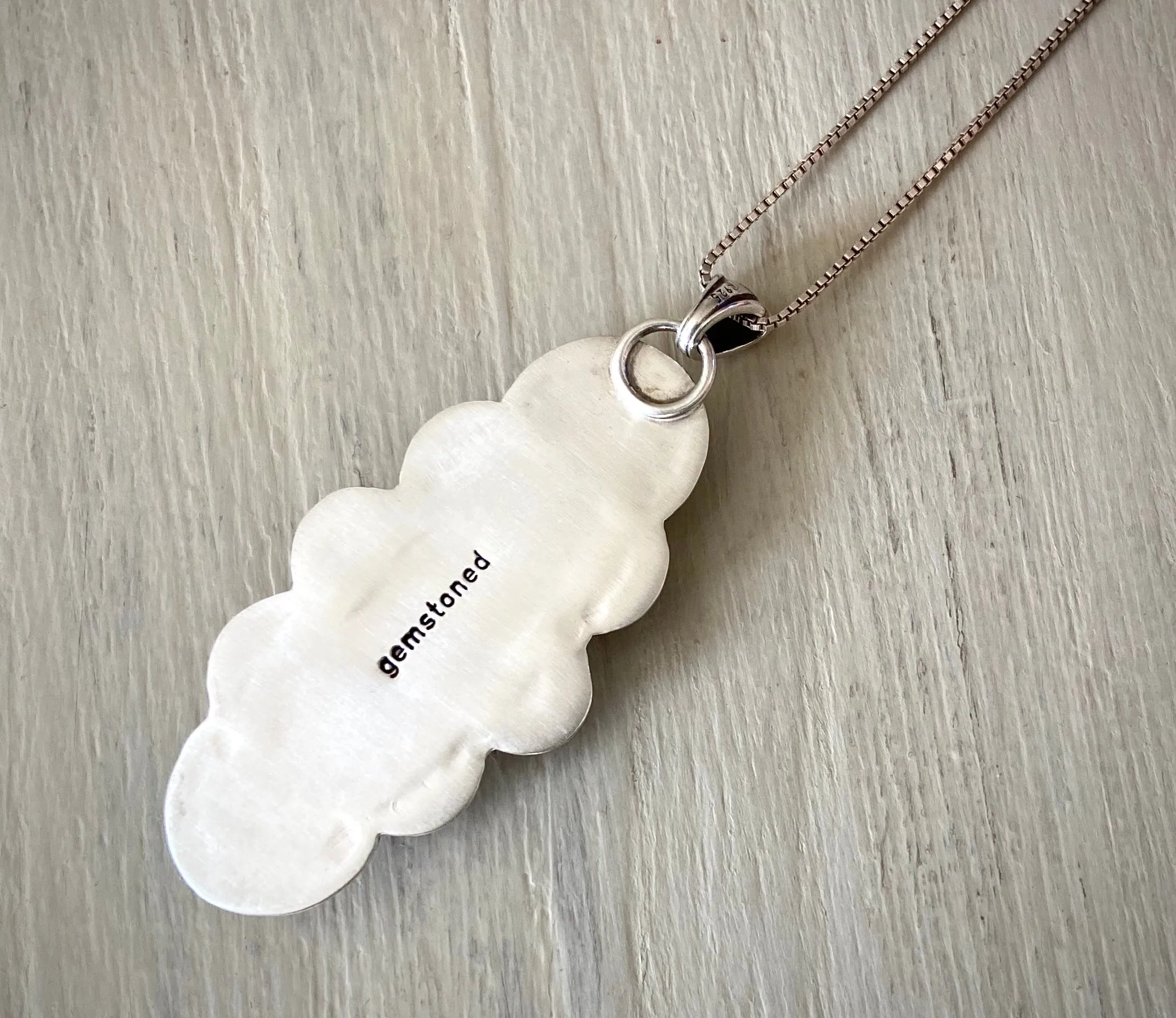 Hand Stamped Bumblebee Jasper