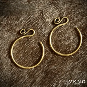 Handcrafted Slavic Simple "Temple" Earrings