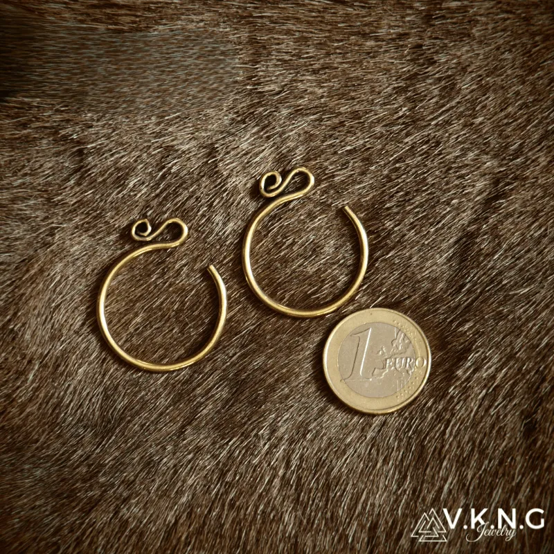 Handcrafted Slavic Simple "Temple" Earrings