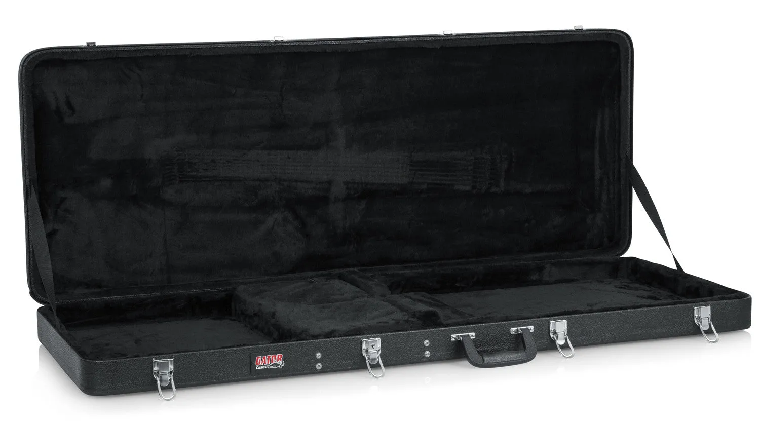 Hard-Shell Wood Case for Extreme Guitars like Flying V or Explorer