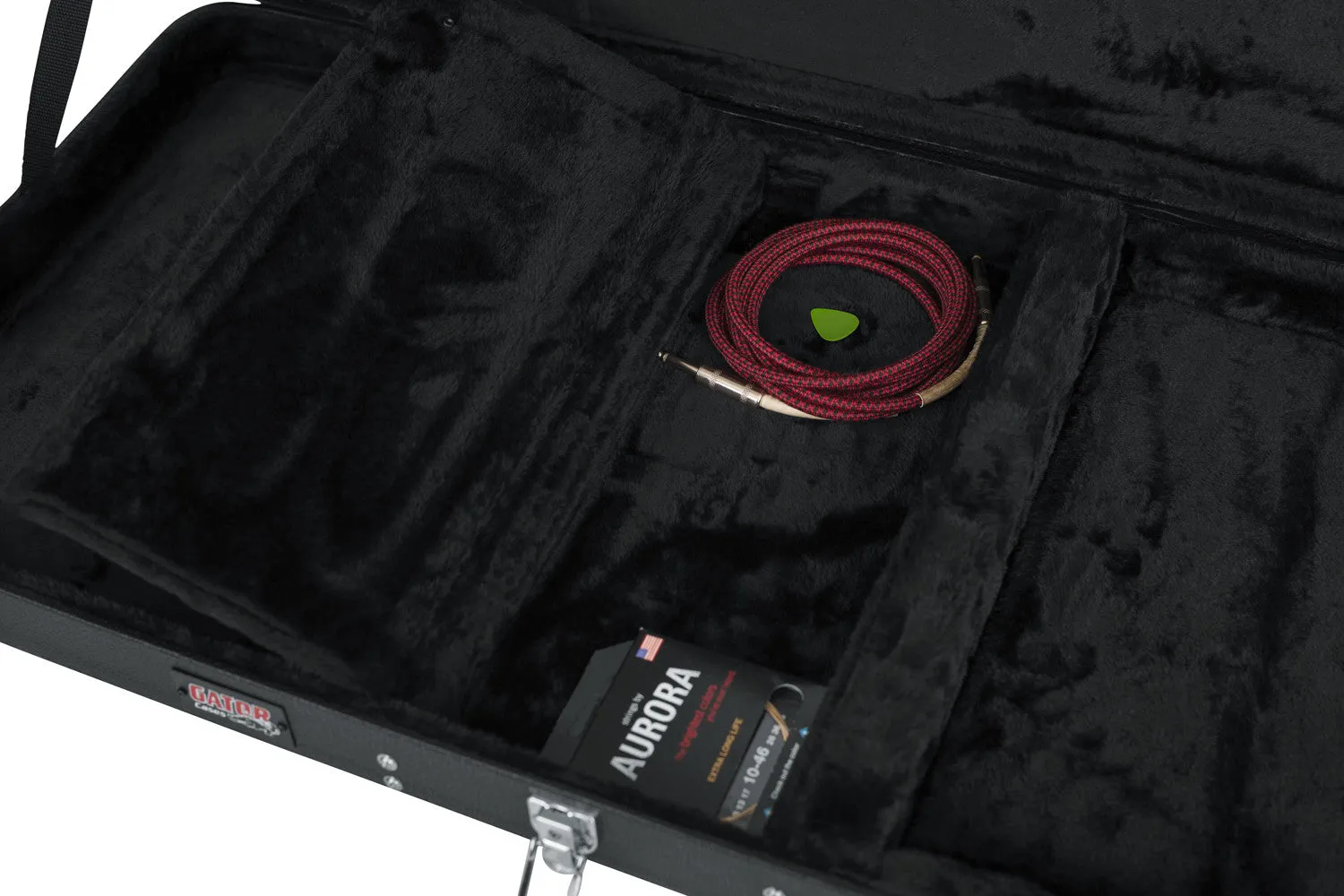 Hard-Shell Wood Case for Extreme Guitars like Flying V or Explorer