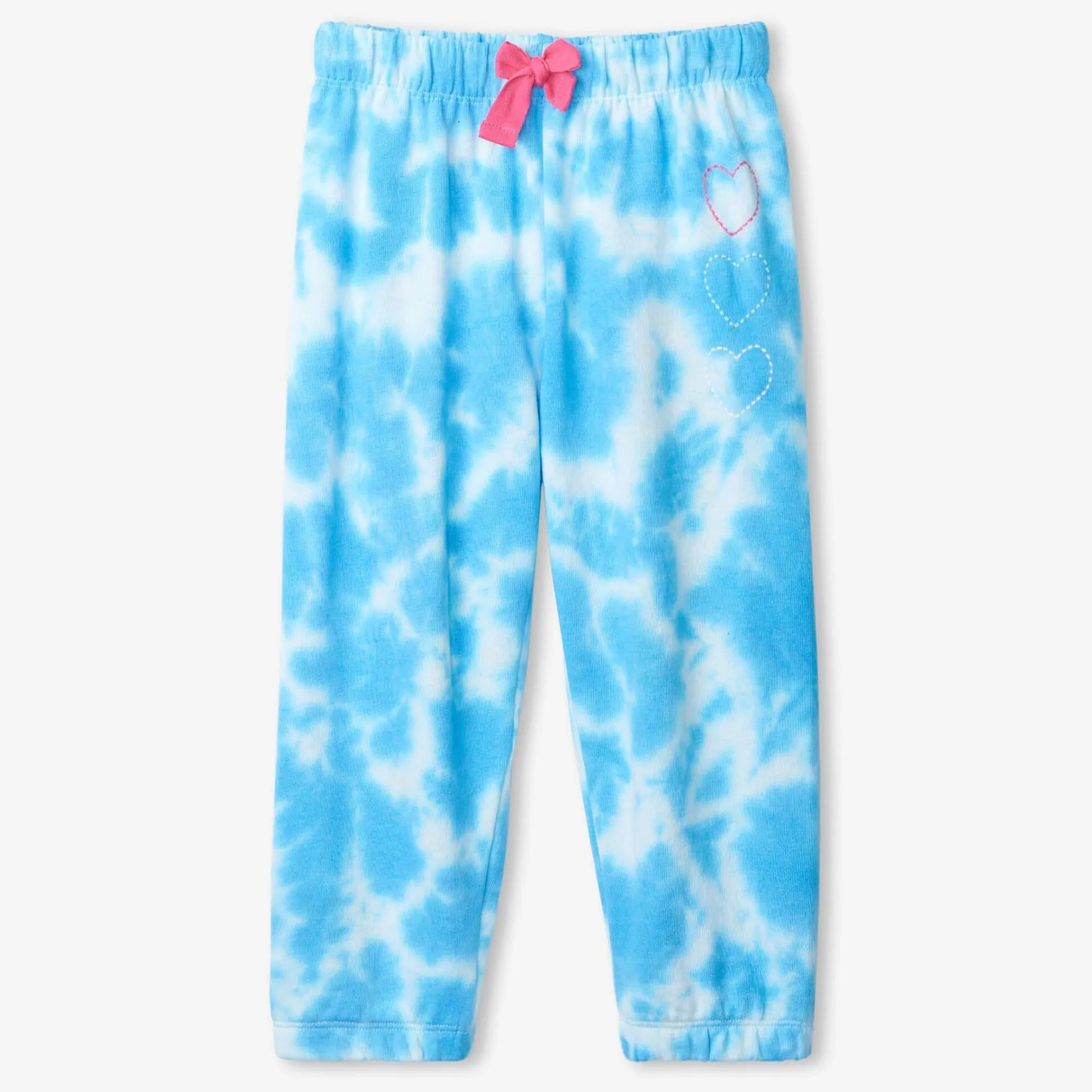Hatley Blue Sky Tie Dye Relaxed Fit Joggers - Size 4