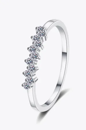 Hazel Blues® | Eye-Catching 925 Sterling Silver Moissanite Ring